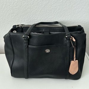 Black Leather Coach Purse